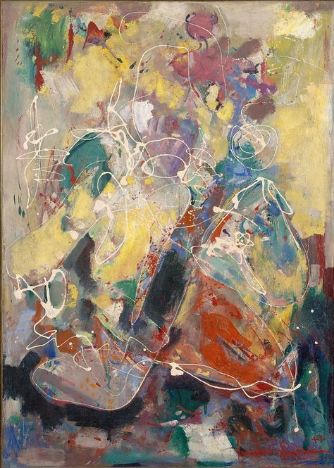 You can see Hans Hofmann's work in person at the UC Berkeley Art Museum through Dec. 21. Example Of Abstract, Hans Hofmann, Franz Kline, Robert Rauschenberg, Jasper Johns, Willem De Kooning, Action Painting, Abstract Expressionism Art, Jackson Pollock