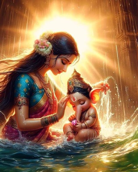 Radha Krishna Aesthetic Images, Krishna Aesthetic Images, Cartoon Images Hd, Radha Krishna Aesthetic, Krishna Aesthetic, Ganesha Art Illustration, Ganesha Artwork, Photos Of Ganesha, Shri Ganesh Images