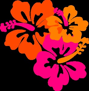 Hawaiian Flower Drawing, Hibiscus Clip Art, Hibiscus Flower Drawing, Flower Clip Art, Tropical Girl, Flower Icons, Hawaiian Flower, Shared Folder, Clip Art Png