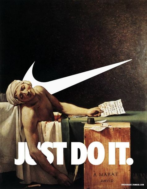 Famous painting and Nike's logo Nike Swoosh Art, Brain Images, Classical Art Memes, Nike Art, Art Parody, Mood Wallpaper, Nike Wallpaper, Preset Lightroom, Photo Vintage