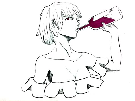 Drinking Wine Pose Reference Drawing, Person Drinking Reference Drawing, Drinking Wine Pose Reference, Someone Drinking Reference, Drinking Pose Drawing, Fe3h Oc, Drinking Reference Pose, Drunk Drawing Reference, Holding Bottle Reference