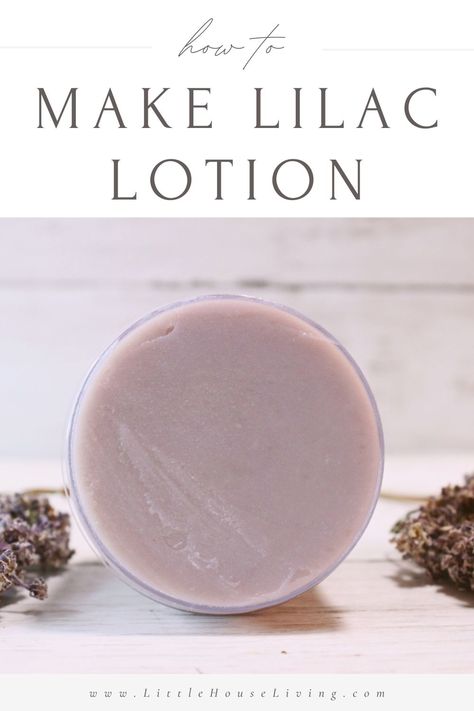 Want to enjoy the scent of lilacs long after the season is over? Here’s how to make your own Lilac Lotion using simple ingredients! Lilac Uses, Diy Lavender Lotion Recipe, Simple Lotion Recipe, How To Make Lilac Perfume, Make Your Own Lotion, Lilac Lotion Diy, Lilac Flower Uses, Homemade Lotion Recipe, Homemade Body Care