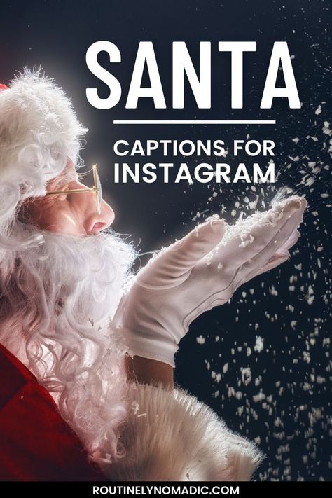 Santa Clause with words Santa captoins for Instagram Santa Captions For Instagram, Caption For Christmas Photos, Funny Santa Pictures, Santa Claus Quotes, Santa Aesthetic, Santa Clus, Funny Christmas Captions, Christmas Facts, Christmas Pictures Kids