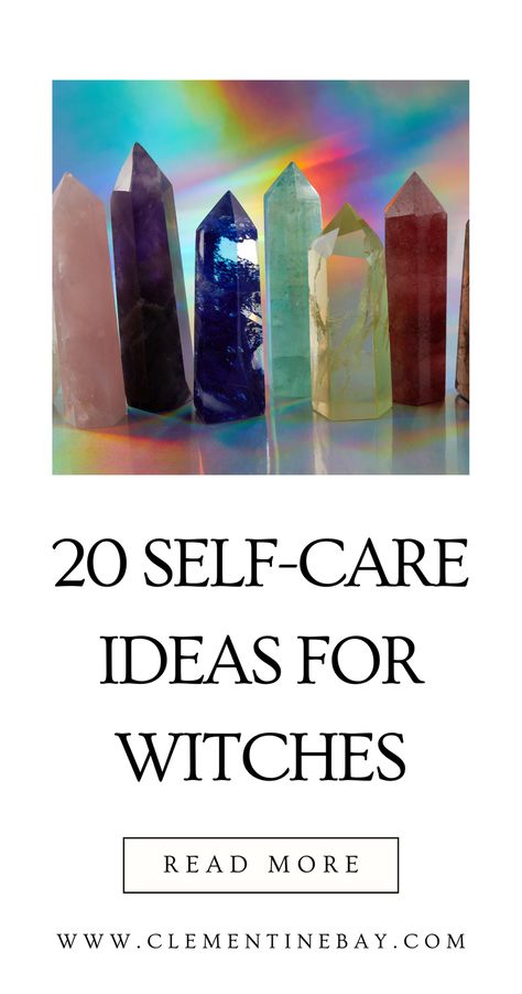 Here are 20 spiritual self-care ideas for witches & lovers of all things magical. | Witchy self-care activities | Self-care routine ideas | Self-care for witches | Witchcraft | Spirituality Witchcraft Spirituality, Love Altar, Herbs For Protection, Witchy Items, Witchcraft Herbs, Witchcraft Altar, Spiritual Bath, Routine Ideas, Bath Recipes