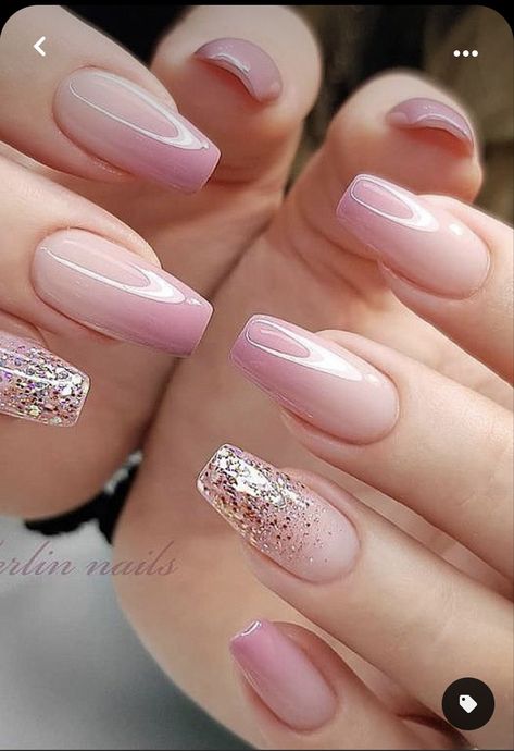 Wedding Nail Art Design, Nude Nail Designs, Blush Nails, Nail Art Wedding, Pink Nail Designs, Trendy Nail Design, Gel Nail Designs, Fancy Nails, Nail Extensions