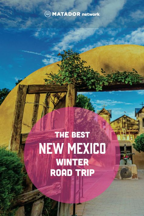 New Mexico winter road trip itinerary New Mexico Winter, Winter Road Trip, Best Winter Vacations, New Mexico Road Trip, Travel New Mexico, Winter Vacations, Best Mexican Restaurants, Vacations In The Us, Carlsbad Caverns