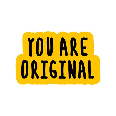 You are original. There are many ways to say You Are Beautiful, and this is one. We've always wanted to be extremely clear. You Are Beautiful is about the fact that every single one of us is incredibly unique & amazing, and that should be celebrated. You be you. Then we look for the commonalities that we share, that can unite & bring us closer together & not feel alone in this world. We're all in this together. ﻿Pack includes 5 all weather vinyl stickers. See the entire 2nd Edition Set here. You You're Beautiful Meme, You Are So Pretty Memes, You Are Enough Stickers Printable, Encouragement Stickers, Motivation Stickers, Positive Quote Stickers, Be You, Lee Miller, Hodge Podge