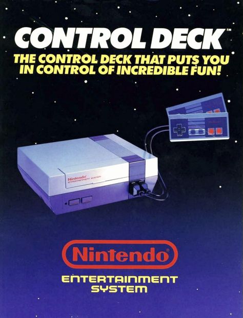 See the original classic Nintendo Entertainment System/NES from the 1980s - Click Americana Nintendo Entertainment System, Nintendo Nes Games, Nintendo Classic, Nes Games, Video Game Systems, Nintendo Nes, Vintage Video Games, Geek Games, Classic Video Games