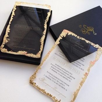 Wedding Announcements Invitations, Black And Gold Wedding, Classic Invitation, Summer Wedding Invitations, Traditional Wedding Invitations, Trendy Wedding Invitations, Gold Foil Wedding, Acrylic Wedding Invitations, Acrylic Invitations