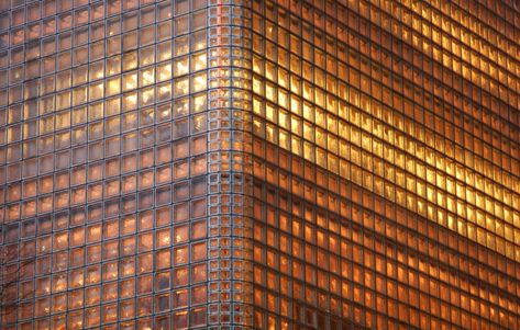 Glass block is back and more beautiful than ever. Explore its potential in architectural applications using this guide. Glass Blocks Wall, Hermes Store, Brick Construction, Glass Building, Brick Texture, Glass Brick, Renzo Piano, Brick Architecture, Glass Cube