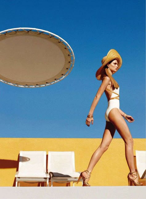 Gertrud Hegelund by Tom Munro for Harpers Bazaar US February 2011 Swimwear Shoot, Pool Fashion, Beach Please, Foto Art, Harper’s Bazaar, Harpers Bazaar, Mellow Yellow, Fashion Shoot, Swimwear Fashion