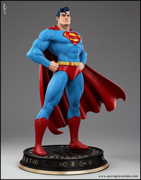 Superman Actors, Superman Action Figure, Superman Dc Comics, Superman Artwork, Marvel Statues, Marvel Superheroes Art, Superman Family, Superman Man Of Steel, Superman Art