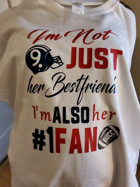 Football Shirt Designs For Best Friend, Basketball Shirts For Best Friends, Best Friend Football Shirts, Bestie Football Shirts, Football Shirts For Best Friends, Gf Football Shirt Ideas, Football Shirt Designs For Girlfriends, Football Girlfriend Shirts Ideas, Gifts For My Bf