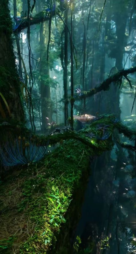 Fairies Movie, Avatar Wallpaper, Planet Project, Blue People, Avatar Fan Art, Pandora Avatar, Avatar Movie, Avatar World, Forest Wallpaper