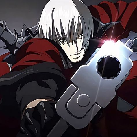 Dante Anime, Dante Devil May Cry, Japanese Poster Design, Classic Video Games, 5 Anime, Character Wallpaper, Anime Wall Art, Devil May Cry, Ethereal Art