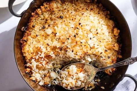 Crispy Buttered Rice Crispy Rice Recipe, Buttered Rice, Rice Crispies Recipe, Bobby Flay Recipes, Healthy Vegan Diet, Whats Gaby Cooking, Rice Crisps, Crispy Rice, Pork Glaze