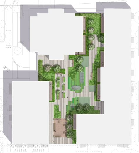 Elephant Park, Elephant And Castle, Pocket Park, Joe Colombo, Landscape And Urbanism, London Park, Landscape Plans, Parking Design, Model Drawing