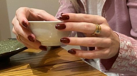 Jenny Calendar, Jewellery Nails, Cherry Red Nails, Nails Vintage, Fit Aesthetic, You Are My Moon, Coffee Dates, Fall Outfit Ideas, Coffee Date