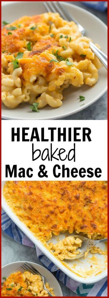 Must Try! Not Parsley But Is Very Healthy ! ! !l Healthy Baked Macaroni And Cheese, Healthy Mac And Cheese Recipe Baked, Healthy Mac Cheese Recipe, Whole Wheat Mac And Cheese, Mac And Cheese With Chicken Broth, Healthier Mac And Cheese Recipe, Mac And Cheese Healthy Recipe, Easy Healthy Mac And Cheese, Recipes With Whole Milk