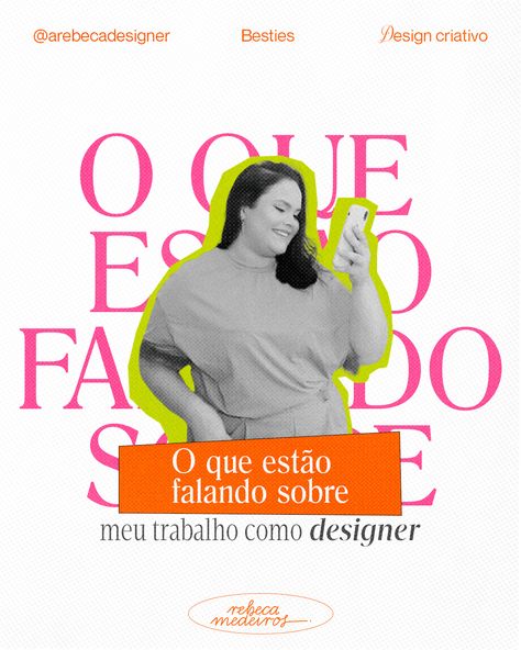 Design | Social Media | Colagem | Designer de marcas | Collage | Aesthetic | Criação de conteúdo | Instagram | Rebeca Medeiros Maximalist Graphic Design, Best Free Fonts, Design Social Media, Design Grafico, Borders For Paper, Collage Design, Instagram Design, Post Design, Design Reference