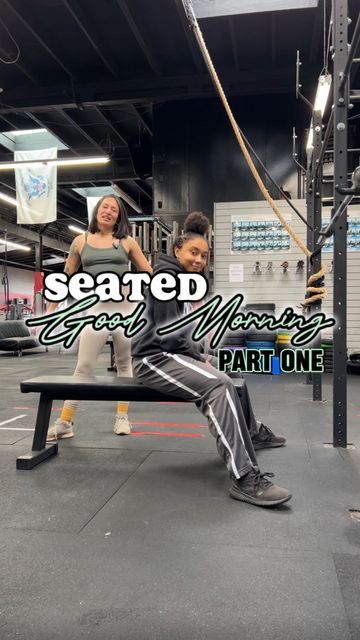 Christie Rafanan | ATG L1 Coach 💎 on Instagram: "heyyy shorties!! 👋🏽

here’s a quick video to go over some basic form cues for the Seated Good Morning - which is also one of my favorite exercises for anyone struggling with low back pain like i used to!

while the barbell is definitely an excellent stimulus for this exercise, not everyone is ready for that right away. 
just know that you can always use dumbbells instead and hold them in front of the body. (i actually have an older video on my page showing exactly how to do this!) once you feel strong enough, you can graduate to the barbell!

i hope this helps!

#kneesovertoes #atg #athletictruthgroup #atgforcoaches #lowbackrehab #lowbackstrength #lowbackinjuryrecovery #lowbackhealth #rehabilitationexercise" Good Mornings With Dumbbell, Good Morning Exercise Form, Seated Good Morning Exercise, Seated Good Morning, Good Mornings Exercise, Rehabilitation Exercises, Injury Recovery, Old Video, Low Back Pain