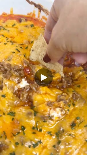 2.4M views · 40K reactions | Addicting!! Recipe in the comments 👇🏼 | Al Dente Diva Food & Recipes Salsa Beef, Appetizers Football, Dip Appetizers, Superbowl Recipes, Hot Dips, Beef Dip, Dips Recipes, Chips And Dip, Dips And Snacks