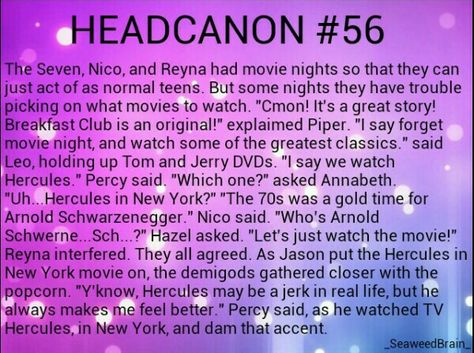 Seven, Nico, Reyna movie night headcanon The Seven Headcanons, Theyna Headcanons, Solangelo Headcanons School, Perch Jackson, Percabeth Headcanon, Solangelo Headcanons, Pjo Headcannons, Percy Jackson Annabeth Chase, Percy Jackson Wallpaper