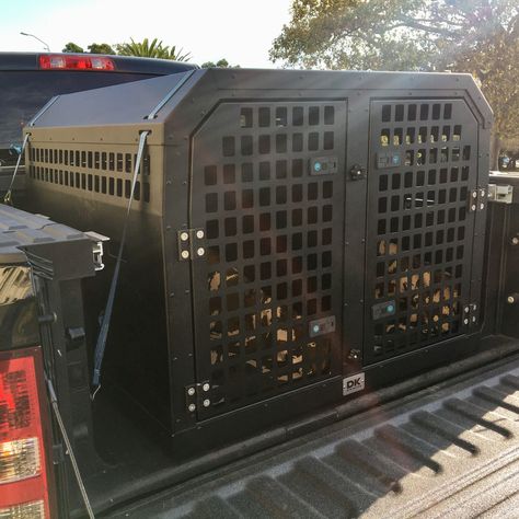 Ready for anything 💪 🏷 Ute Tray/Tub Double Bay Dog Box - Transport Cage/Crate 🇦🇺 Aussie Made & Owned 🛒 dkstainless.com.au 📩 Is your vehicle not on our website? Email us at info@dkstainless.com.au to enquire about a custom-made crate for your vehicle 🦾 #dogsupplies #petproducts #animalcare Dog Box For Truck, Dog Transport, Ute Trays, Puppy Checklist, Tub Tray, Dog Trailer, Pet Transport, Volkswagen Amarok, Mitsubishi Triton