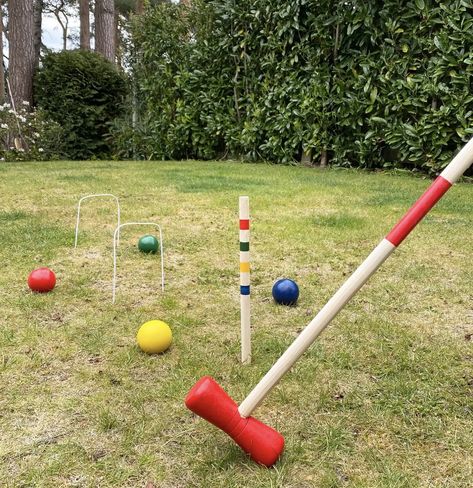 Outdoor Wedding Games: 28 Wedding Lawn Games for Your Guests - hitched.co.uk - hitched.co.uk Giant Garden Games, Croquet Game, Wedding Lawn Games, Outdoor Wedding Games, English Garden Party, Wooden Stakes, Lawn Games Wedding, Summer Wedding Venues, Wedding Lawn