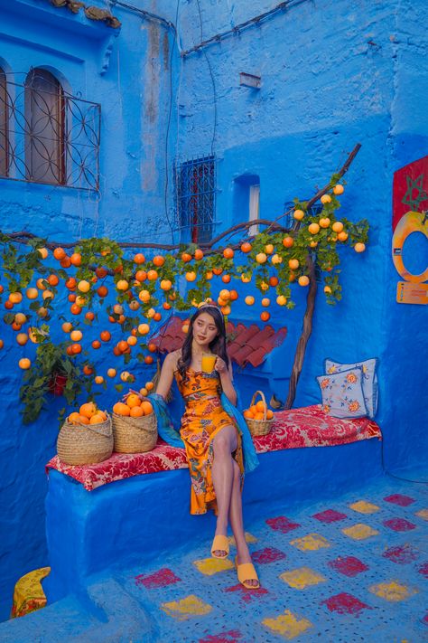 The 16 Most Instagrammable Spots in Chefchaouen (With Map!) Chefchaouen Morocco Photography, Marrakech Morocco Photography, Best Riads In Marrakech, Morocco Trip, Morocco Photography, Morocco Fashion, Chefchaouen Morocco, Essaouira Morocco, Blue Building