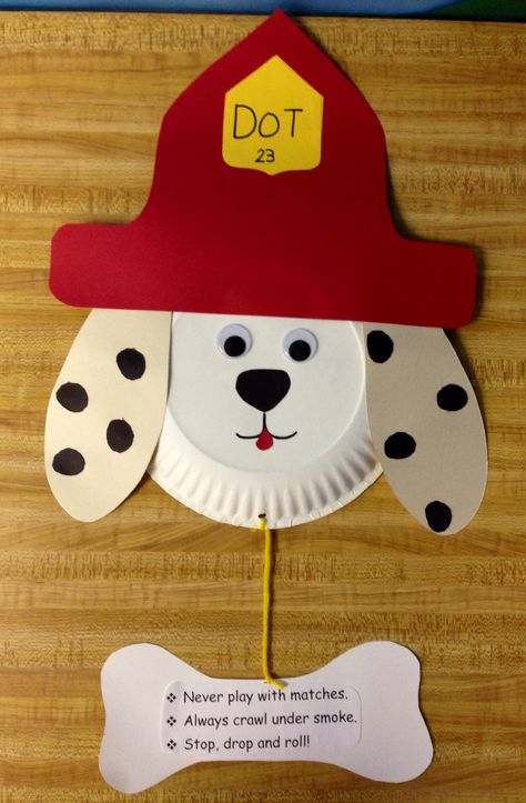 Dot the fire dog! Fire Safety Arts And Crafts For Preschoolers, Fire Safety Letter Activities, Fire Dog Craft Preschool, Firefighter Craft Preschool, Firefighter Crafts Preschool, Fire Safety Crafts For Kids, Fire Safety Art Preschool, Fire Fighter Crafts Preschool, Firefighter Crafts For Toddlers