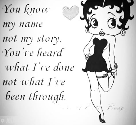 Ms Krazie Quotes, Cute Mood Pics, Briana Core, Betty Boop Drawing, Gangster Quotes, Short Instagram Quotes, Pink Wallpaper Hello Kitty, Betty Boop Quotes, Y2k Profile Picture