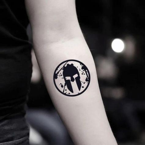 250+ Spartan Tattoos Designs and Ideas (2024) - TattoosBoyGirl Spartan Race Tattoo, Spartan Tattoos, Spartan Helmet Tattoo, Race Helmet, Shield Tattoo, Soldier Tattoo, Helmet Tattoo, Spartan Tattoo, Warrior Tattoos