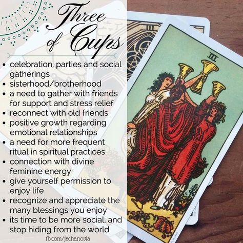 3 Of Cups Tarot Meaning, Three Of Cups Tarot Meaning, Cups Tarot Meaning, Tarot Advice, 3 Of Cups, Tarot Study, Tarot Cups, Three Of Cups, Tarot Reading Spreads