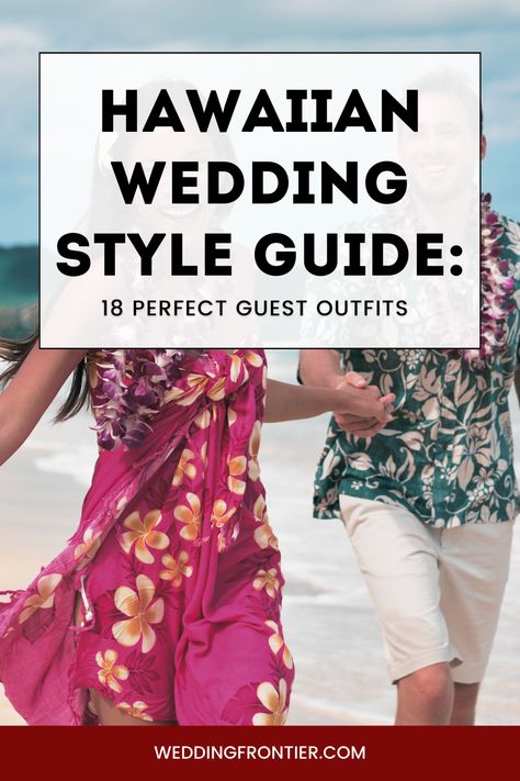 With its enchanting beaches and lush landscapes, a Hawaiian wedding is a dream. But what should guests wear? Here are 18 outfit ideas that blend formality with the island's casual charm, ensuring you look stylish and appropriate as you celebrate love under the Hawaiian sun. #HawaiianWedding #GuestOutfit #TropicalStyle Hawaii Beach Wedding Guest Dress, Hawaiian Wedding Outfit Guest, Hawaiian Wedding Guest Attire, Hawaii Wedding Guest, Hawaiian Wedding Guest Dress, Casual Beach Wedding Attire, Hawaii Wedding Guest Dress, Hawaiin Wedding, Beach Wedding Guest Attire