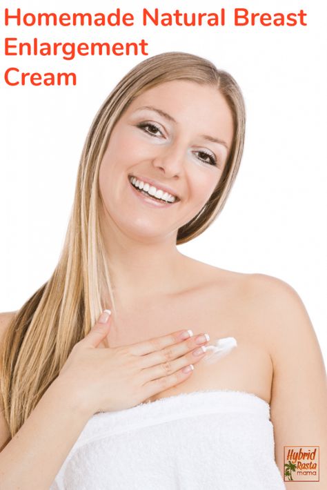 How to make breast enlargement cream using coconut oil. This DIY breast cream works and offers a lot of other skin healing benefits to boot! Try your hand at this simple and effective breast enlargement cream today. #breasts #breastenlargement #breastenhancement #breastcream From HybridRastaMama.com Breast Enlargement Cream Diy, Breast Enhancement Cream, Natural Breast Enlargement, Firming Lotion, Breast Lift, Diy Lotion, Natural Cold Remedies, Natural Cough Remedies, Lose 40 Pounds