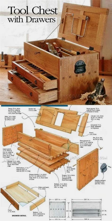 Home Headboard Plans, Chest With Drawers, Bookshelf Headboard, Woodworking Table Saw, Wood Crafting Tools, Woodworking Box, Into The Wood, Woodworking For Kids, Tool Chest