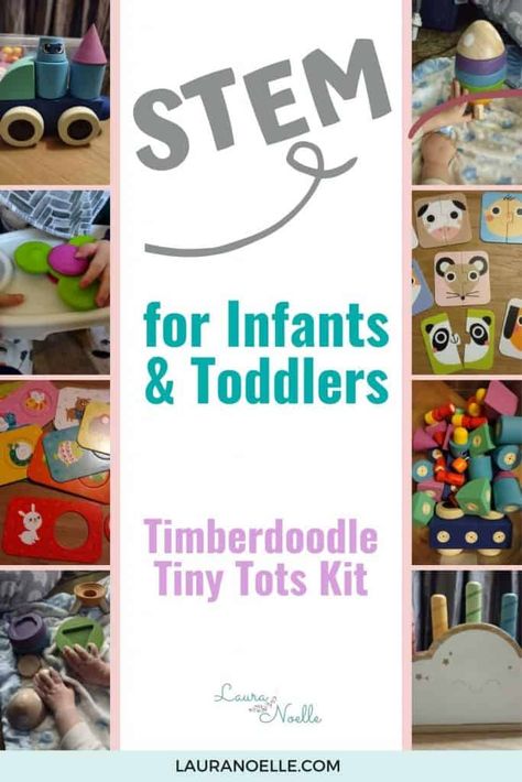 STEM for Infants & Toddlers || Timberdoodle Tiny Tots Kit Stem For Infants, Infant Steam Activities, Math Activities For Babies, Early Years 0-2 Activities, Toddler Steam Activities, Infant Stem Activities, Infant Math Activities, Steam For Toddlers, Science For Infants