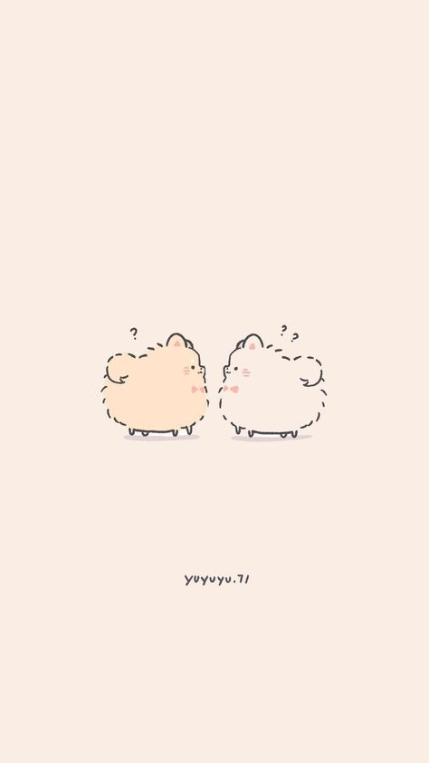 Wallpaper Crem, Pom Mom, Cute Fall Wallpaper, Cute Paintings, Iphone Wallpaper Photos, Pretty Wallpaper Iphone, Kawaii Wallpaper, Cute Anime Wallpaper, Fall Wallpaper