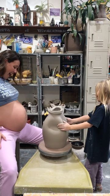 Patrick Johnston on Instagram: "Hugs big and small… the world needs more hugs #hugs #ceramicsofinstagram #wheelthrowing #pottery #huggedandloved #clayfun" Wheelthrowing Pottery, Wheel Throwing, Diy Things, Ceramic Studio, Travel Lover, Ceramic Pot, Contemporary Ceramics, Pottery Ideas, Wheel Thrown