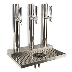 Beer Station, Draft Beer Tower, Glass Rinser, Pub Interior, Beer Tower, Steel Columns, Draft Beer, Bar Interior, Polished Stainless Steel