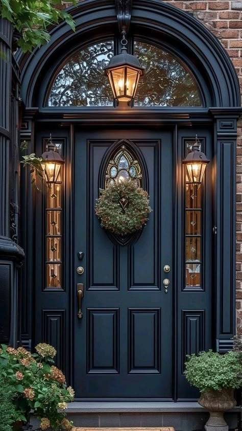 10+ Front Door Unique Designs to Inspire Your Next Renovation | Home Decor Pk  rustic front door inspiration Stylish Doors Entrance, Front Door Portico, Front Door Transformation, Exterior Door Designs, Rustic Front Door, Front Door Lighting, Beautiful Front Doors, Gorgeous Doors, Front Door Ideas