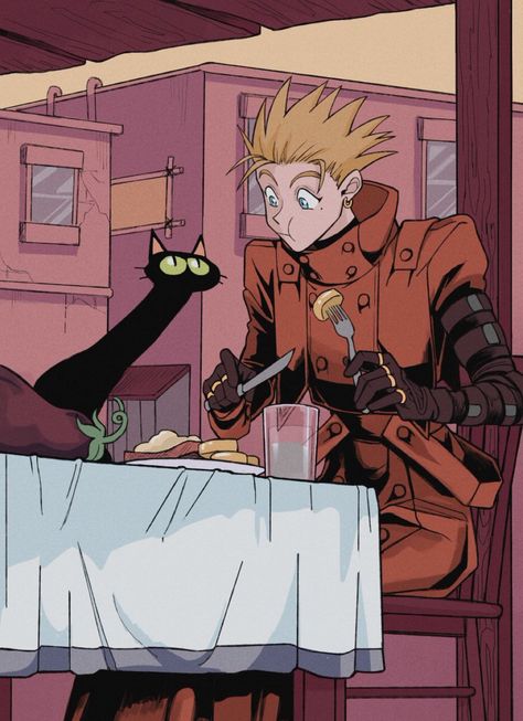 Vash The Stampede, Fan Art Anime, Anime Character, Peace And Love, Anime Wallpaper, Anime Boy, Favorite Character, Manga Anime, Art Reference