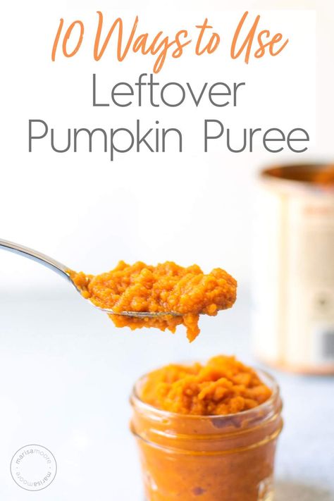 Here are the best ways to use up leftover canned pumpkin puree! Get leftover pumpkin recipes including pasta, snacks, and more. #pumpkin #healthyrecipes #zerowaste Leftover Pumpkin Puree Recipes, Leftover Canned Pumpkin, Leftover Pumpkin Puree, Canned Pumpkin Recipes, Pumpkin Recipes Dinner, Pumpkin Puree Recipes, Blender Smoothie, Leftover Recipes, Pumpkin Recipes Healthy