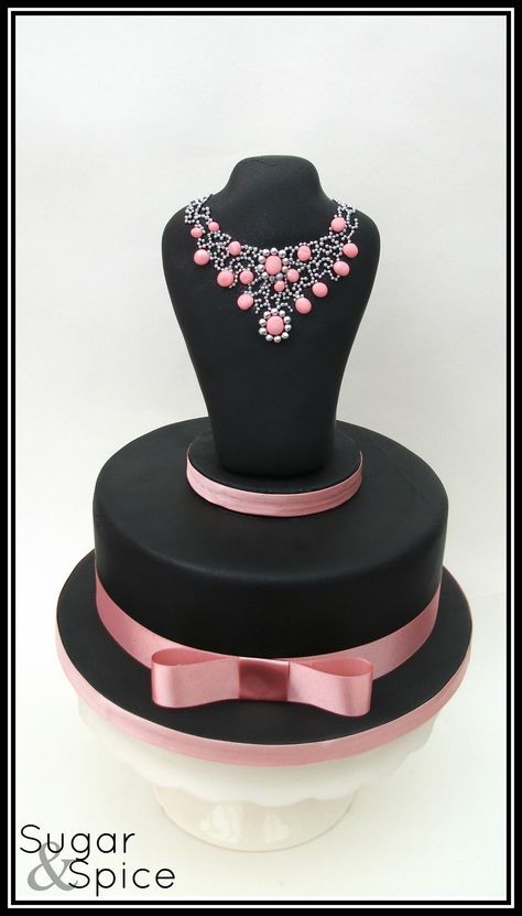 A Surprise 21St Birthday Cake Chocolate Mud With An Rkt Topper Decod With Fondant Stones And Dragees  on Cake Central Girly Cakes, Cupcakes Decorados, 21st Birthday Cake, Birthday Cake Chocolate, Cakes For Women, Crazy Cakes, Fashion Cakes, Unique Cakes, Novelty Cakes