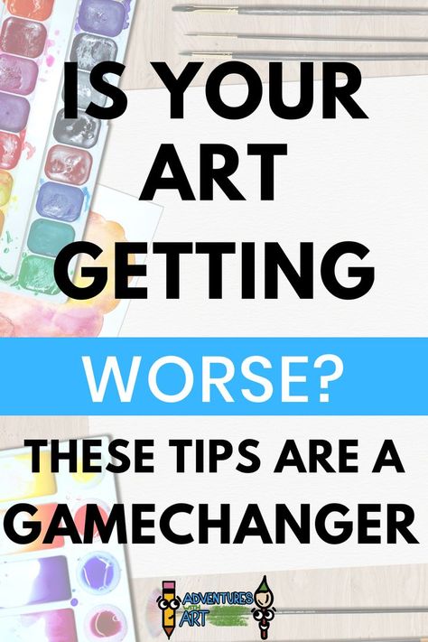 Is Your Art Getting Worse? How to Get Better at Art! Do you feel like you don't have any drawing ideas and you aren't getting better at painting, drawing, digital art, colored pencils, or ink drawing? Learn about why your art might be getting worse and what you can do to get better at art! How To Get Better At Digital Drawing, Get Better At Art, Drawing Digital Art, Art Basics, Adventure Art, How To Get Better, Drawing Digital, Learn Art, Getting Better