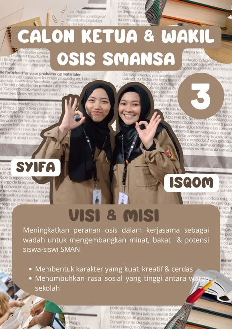 #pilketos #postercalonketuaosis #posterkampanyeosis #kampanyeosis #posterketuaosis #desainposterketuaosis Canva Education, Mind Maping, Artsy Wallpaper Iphone, Order Template, Cv Design Template, Instagram Design Creative, Pixel Font, Desain Buklet, Desain Editorial