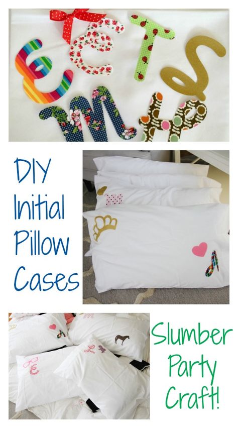 Faux Sleepover Party Ideas, Decorate Pillow Cases Slumber Party, Sleepunder Party Ideas, Sleepunder Party, Birthday Surprise Ideas For Kids, Sleep Under Party Ideas, Sleep Under Party, Slumber Party Crafts, Sleepover Crafts