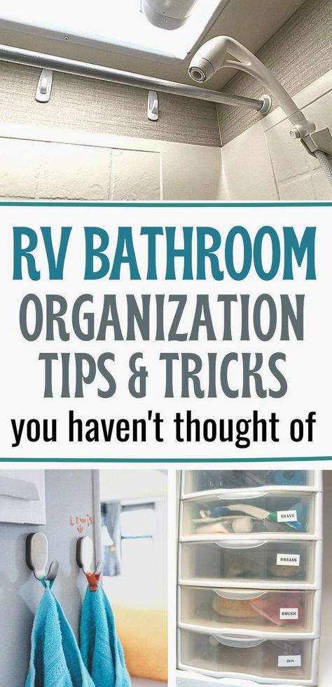 #storage #bathroominspo #bathroomstorage Ideas For Rv Living, Rv Bathroom Storage Ideas, Rv Bathroom Storage, Rv Bathrooms, Travel Trailer Storage, Camper Storage Ideas Travel Trailers, Hybrid Travel Trailers, Camper Organization Rv Living, Small Camper Interior