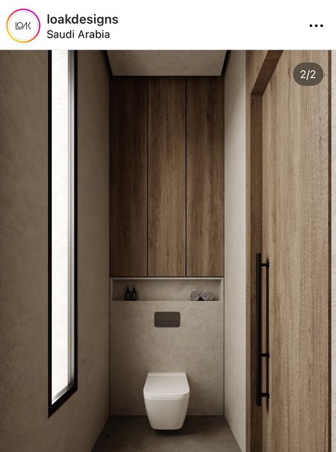 Wabi Sabi Bathroom, Japandi Bathroom, Japandi House, Minimal Bathroom, Wabi Sabi Interior, Wc Design, Japandi Interiors, Guest Toilet, Small Toilet